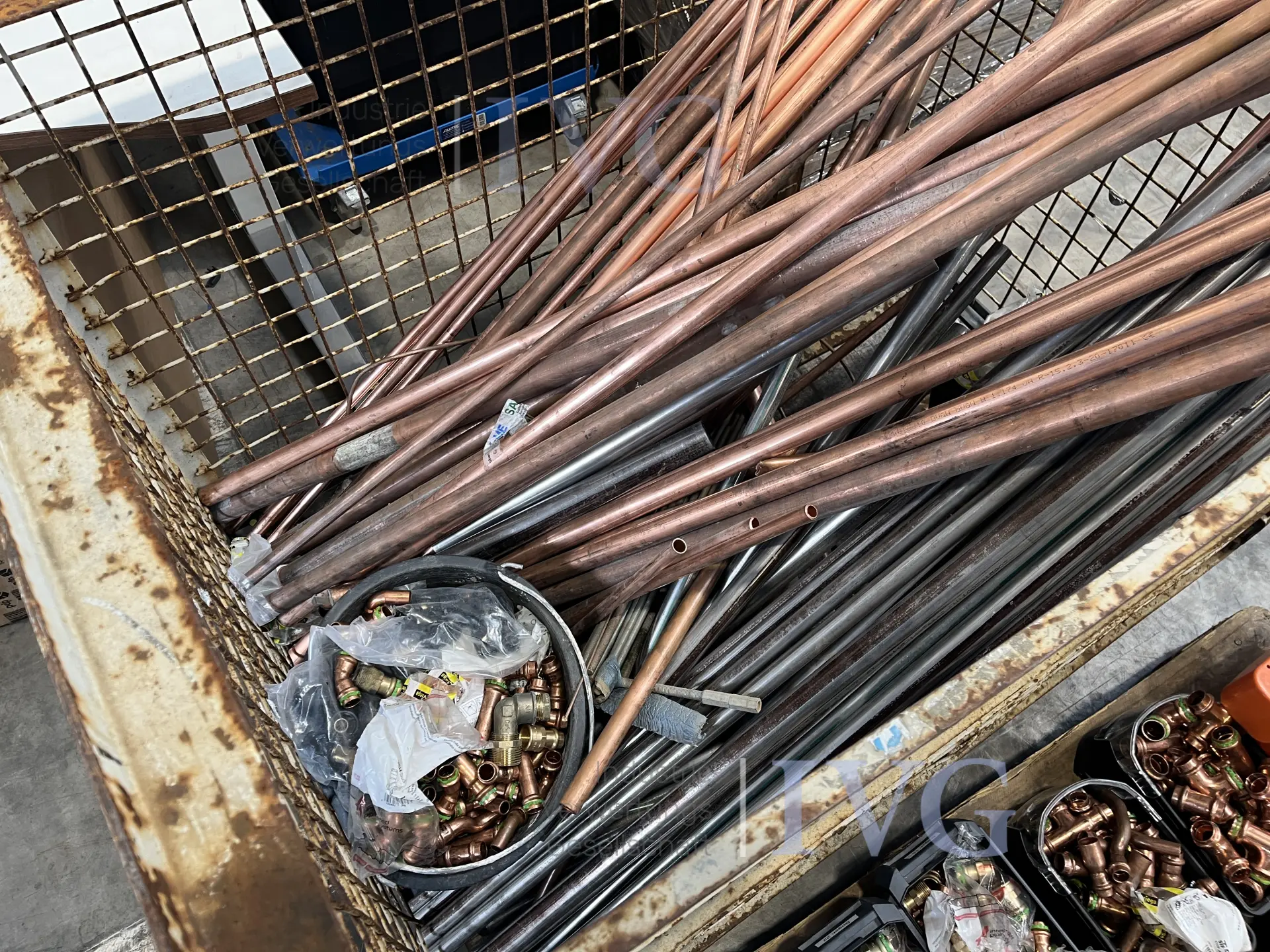 Posten Kupfer, Messing und andere Metalle